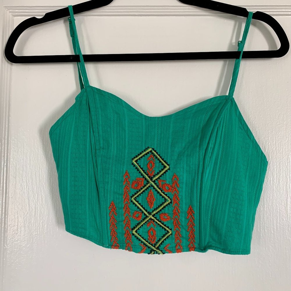 Cute Boho Crop Top Longline Bralette